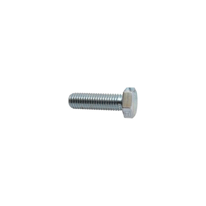 Boulon à tête hexagonal M12x1,75x40 sans écrou - galvanisée