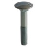 Boulon à tête bombée M10x1,5x80 galvanisé