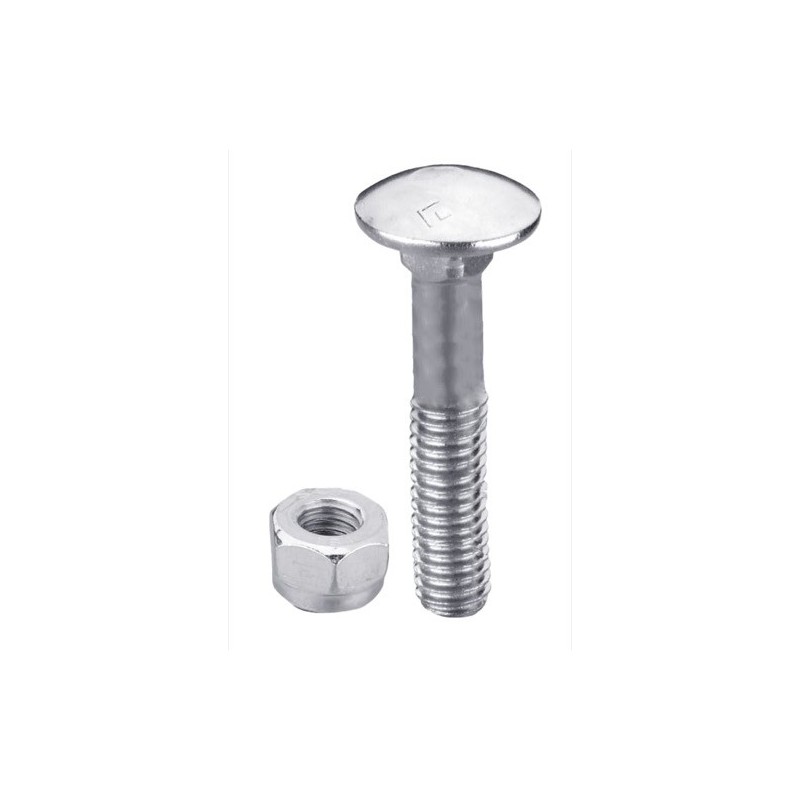 Boulon M10x1,5x70 galvanisé avec écrou