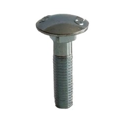 Boulon à tête bombée M10x1,5x45 - galvanisé