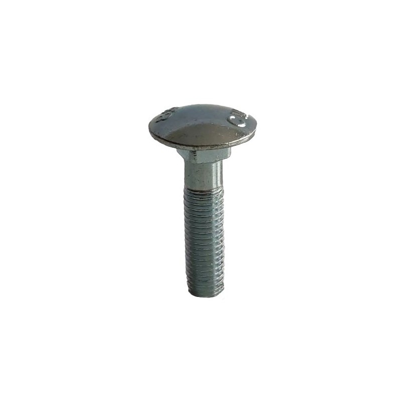 Boulon à tête bombée M10x1,5x45 - galvanisé