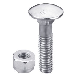 Boulon M10x1,5x45 galvanisé avec écrou