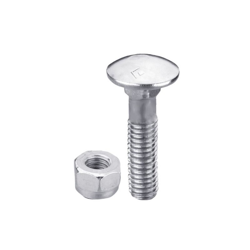 Boulon M10x1,5x45 galvanisé avec écrou