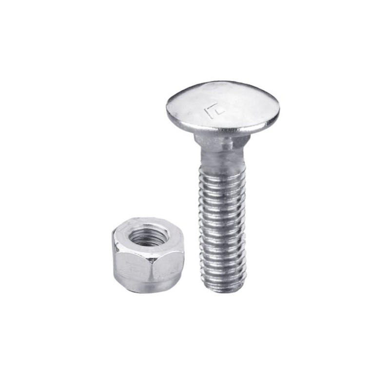 Boulon M10x1,5x40 galvanisé avec écrou