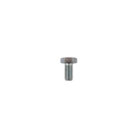 Boulon à tête hexagonal M10x1,5x20 sans écrou - galvanisée