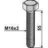 Boulon M16 x 55