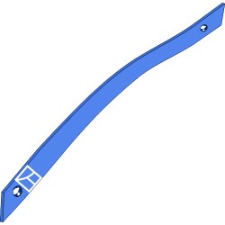 Lame claire-voie SRP330WL3 - gauche - Rabe - 2759.05.02