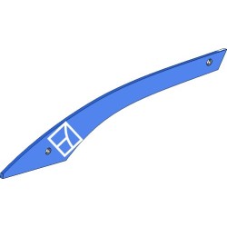 Lame claire-voie SRP236OBL4 - gauche - Rabe - 2728.13.02