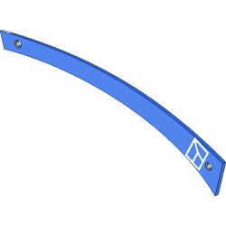 Lame claire-voie SRP236O3 - droite - Rabe - 2728.04.01