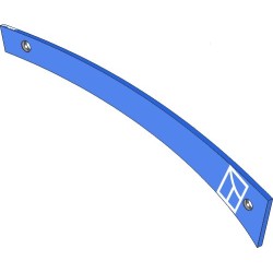 Lame claire-voie SRP236O2 - droite - Rabe - 2728.03.01