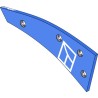 Lame claire-voie SRP236O1 - droite - Rabe - 2728.02.01