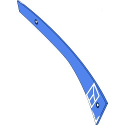 Lame claire-voie SRP350W3 - droite - Rabe - 2755.03.01