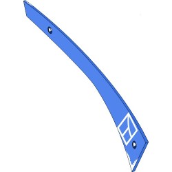 Lame claire-voie SRP328P3 - droite - Rabe - 2731.11.01