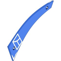 Lame claire-voie SRP328PL2 - gauche - Rabe - 2731.10.02