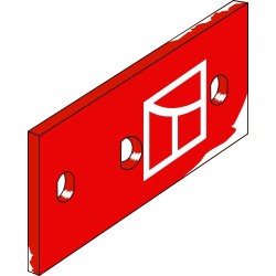 Plaque intermediaire - droite - Kverneland - KK063608