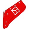 Soc à pointe réversible - 14'' - gauche - Kverneland - KK063017
