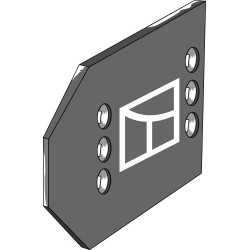 Plaque du contre-sep SC18 - Lemken - 3401490