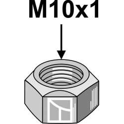 Écrou à freinage interne - M10x1 - Amazone - DE327