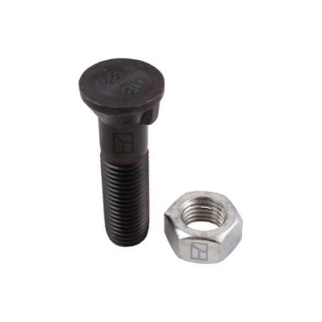 Boulon de charrue DIN 604 M20x2,5x80 et écrou hexagonal