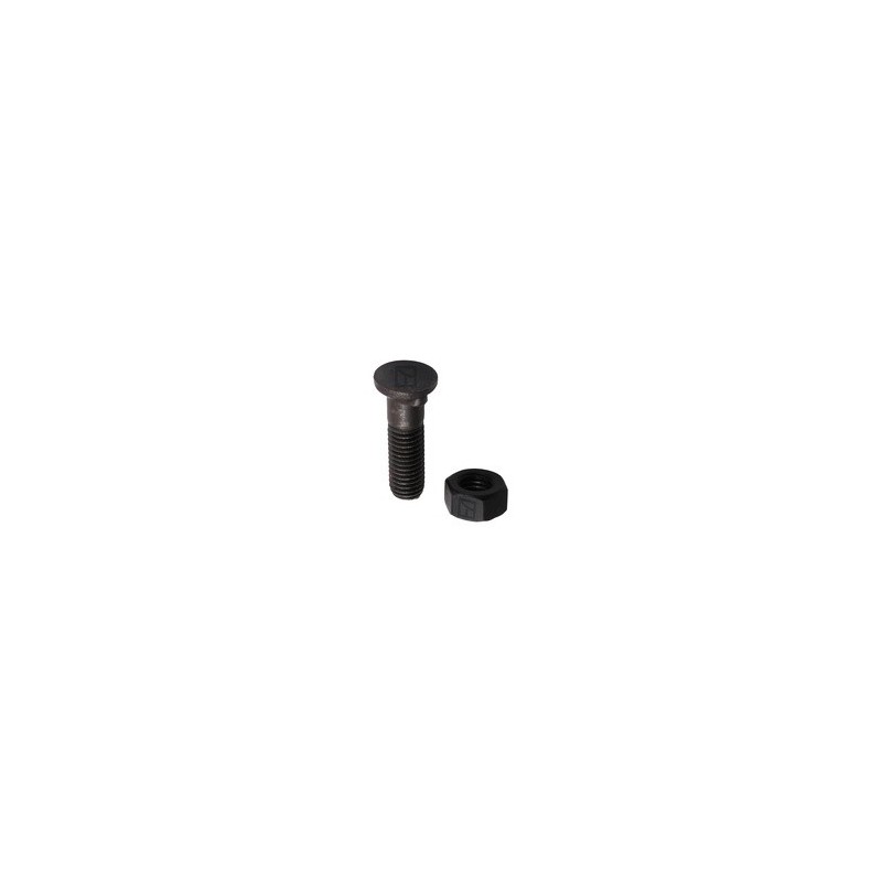 Boulon de charrue M12x1,75x45 avec écrou hexagonal - Niemeyer - 502513