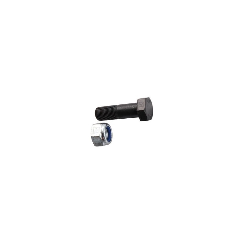 Boulon à tête hexagonale M16x1,5x52 avec écrou à freinage interne