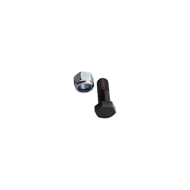 Boulon à tête hexagonale M16x1,5x45 avec écrou à freinage interne