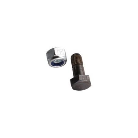 Boulon à tête hexagonale M14x1,5x35 avec écrou à freinage interne