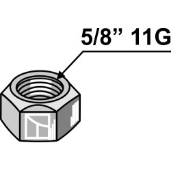 écrou à freinage interne 5/8'' 11G