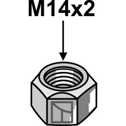 écrou à freinage interne M14