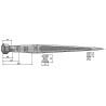 Dent de chargeur 900mm - Baas-Trima