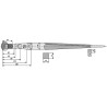 Dent de chargeur 640mm - Faucheux
