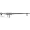 Dent de chargeur 680mm