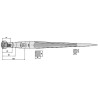 Dent de chargeur 680mm