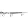 Dent de chargeur 605mm