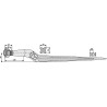 Dent de silo 1000mm - Kuhn - 504.030.00
