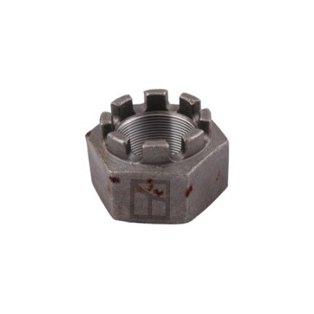 écrou hexagonal à créneaux dégagés M48x2 pour arbre carré 50x50
