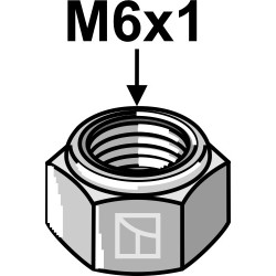 Écrou à freinage interne M6x1 - Storti - 90808003