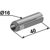 Goupille mecanindus Ø16x40 - Simba - P02481