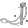 Goupille clip de tube