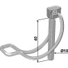 Goupille clip de tube