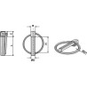 Goupille clip spéciale