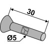 Rivet à tête fraisée Ø5x30