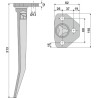 Dent pour herse vibrante 313mm - Amazone - 6303100