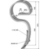 Dent de herse avec soc - Kverneland - KK300502