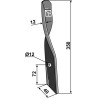 Couteau de herses pour Dyna-Drive, gauche - Bomford - 03961.10