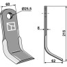 Couteau-Y 215x60mm - Desvoys - 433