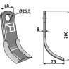 Couteau-Y 200x60mm - Vigolo - VI0022 - 931040001