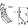 Couteau-Y 125x45mm - Kuhn - J1891018