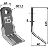Couteau-Y 245x60mm - Lagarde - 238002