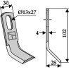 Couteau-Y 102x30mm - Peruzzo